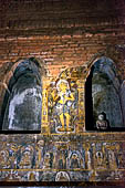 Bagan Myanmar. Abeyadana temple, Myinkaba. Mural paintings. 